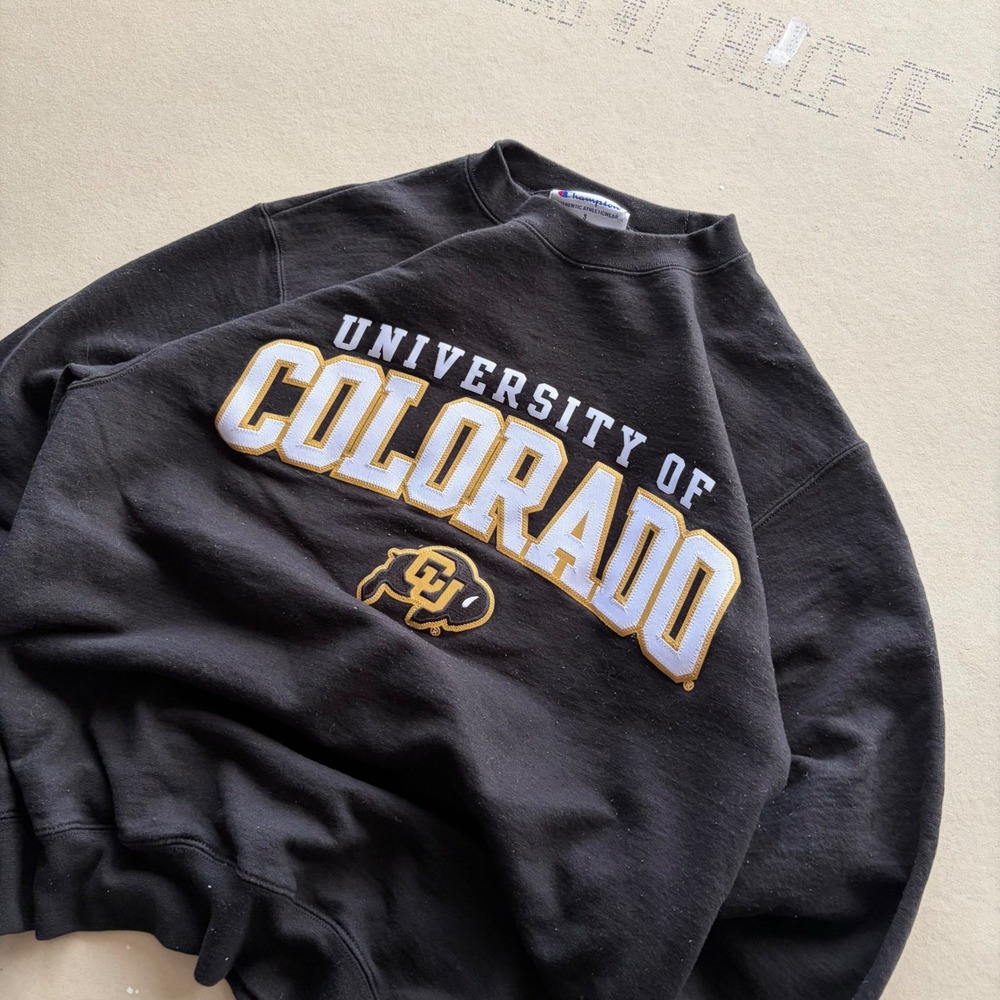 Y2K Champion University of Colorado Crewneck Sweater